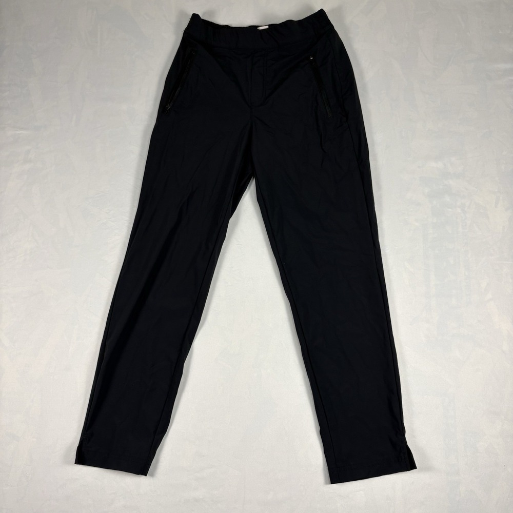 Tommy Bahama Everyday Active Track Pants Women's Black S Pull On Pockets 28"